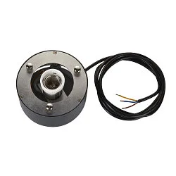 Pendant luminaire PARA DOME E27, black