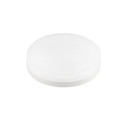 LED Leuchtmittel TCR TSE, GX53, 6W 3000K 490lm 120°, CRi>90, dimmbar, weiß / milchig