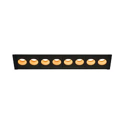Ceiling recessed luminaire MILANDOS 8, 45°, 2700K, black