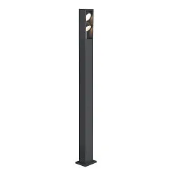 Outdoor LED Stehleuchte ESKINA FRAME 175 DOUBLE CCT, IP65 IK06, 175cm, 27W 3000/4000K 95°/95°, verstellbar, Anthrazit