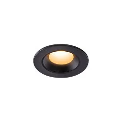 LED Ceiling recessed luminaire NUMINOS® XS, 2700K, 20°, black