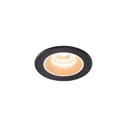 LED Deckeneinbauleuchte NUMINOS® XS, 2700K, 40°, Schwarz / Weiß
