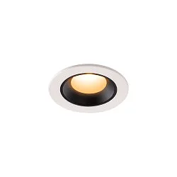 LED Deckeneinbauleuchte NUMINOS® XS, 2700K, 20°, Weiß / Schwarz