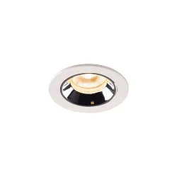 LED Deckeneinbauleuchte NUMINOS® XS, 2700K, 20°, Weiß / Chrom