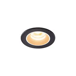 LED Deckeneinbauleuchte NUMINOS® XS, 3000K, 55°, Schwarz / Weiß