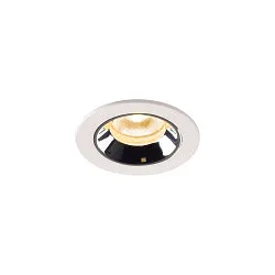 LED Deckeneinbauleuchte NUMINOS® XS, 3000K, 40°, Weiß / Chrom