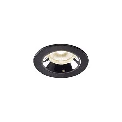 LED Deckeneinbauleuchte NUMINOS® XS, 4000K, 40°, Schwarz / Chrom