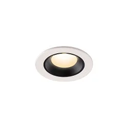 LED Deckeneinbauleuchte NUMINOS® XS, 4000K, 55°, Weiß / Schwarz
