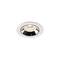 LED Deckeneinbauleuchte NUMINOS® XS, 4000K, 55°, Weiß / Chrom