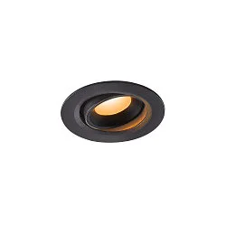 LED Ceiling recessed luminaire NUMINOS® MOVE XS, 2700K, 20°, black