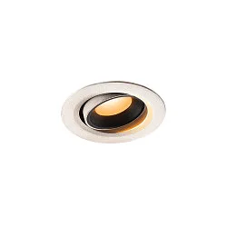 LED Ceiling recessed luminaire NUMINOS® MOVE XS, 2700K, 40°, white/black