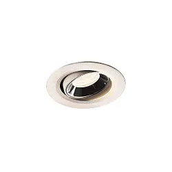 LED Deckeneinbauleuchte NUMINOS® MOVE XS, 4000K, 55°, Weiß / Chrom