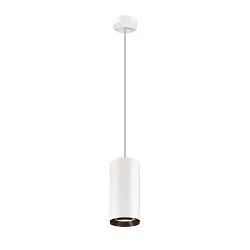 LED Pendelleuchte NUMINOS® DALI XL, 36W, 3000K, 24°, weiß / schwarz