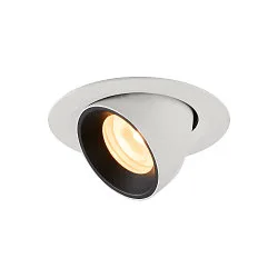 LED Deckeneinbauleuchte NUMINOS® GIMBLE XS, 3000K, 55°, Weiß / Schwarz