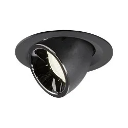 LED Deckeneinbauleuchte NUMINOS® GIMBLE M, 4000K, 20°, Schwarz / Chrom