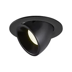 LED Deckeneinbauleuchte NUMINOS® GIMBLE L, 4000K, 55°, Schwarz