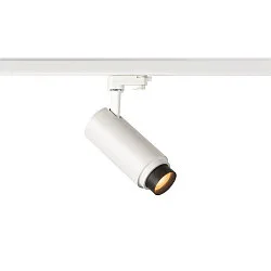 3-Phasen LED Strahler NUMINOS® ZOOM M, 230V / 500mA, CRi >90, fokussierbar, Phasen dimmbar, 20W 2700K 15°-60°, weiß