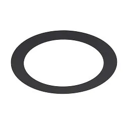 Einbaurahmen für NUMINOS® XL, 240/180mm, rund, schwarz