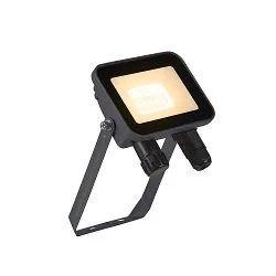 LED Wand-/Deckenleuchte FLOODI S, 100°, 9,3W, 3000K, 1040lm, anthrazit/transparent