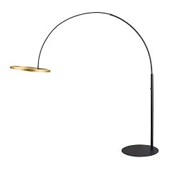 LED Stehleuchte ONE BOW FL, Up&Down, 140°, 22W, 2700/3000K, CRI90, schwarz