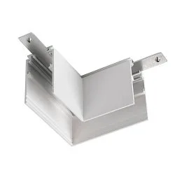 L-Verbinder für Aufbauschiene TRACK 48V, tief, mechanisch, links, IP20, weiß