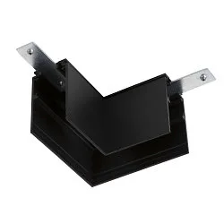 L-Verbinder für Aufbauschiene TRACK 48V, tief, mechanisch, rechts, IP20, schwarz