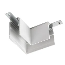 L-Verbinder für Aufbauschiene TRACK 48V, tief, mechanisch, rechts, IP20, weiß