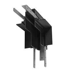 L-Verbinder für Einbauschiene TRACK 48V, mechanisch, Stereo, IP20, schwarz
