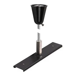 track reinforcement plate TRACK 48V with suspension kit, black