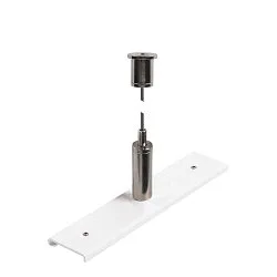 track reinforcement plate TRACK 48V with suspension kit, white