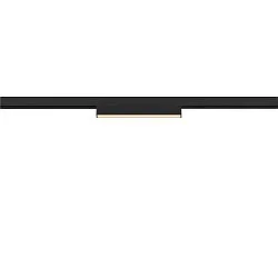 LED Spot IN-LINE 22 TRACK 48V, 95°, 7,3W, CRI90, DALI, opal, IP20, 2700K, 540lm, schwarz/schwarz