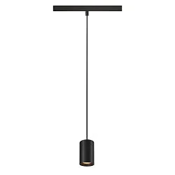 LED Pendelleuchte NUMINOS® XS TRACK 48V, 55°, 8,7W, CRI90, DALI, IP20, 2700K, 640lm, schwarz/schwarz