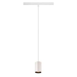 LED Pendelleuchte NUMINOS® XS TRACK 48V, 40°, 8,7W, CRI90, DALI, IP20, 2700K, 620lm, weiß/schwarz
