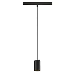 LED Pendelleuchte NUMINOS® XS TRACK 48V, 40°, 8,7W, CRI90, DALI, IP20, 3000K, 670lm, schwarz/schwarz