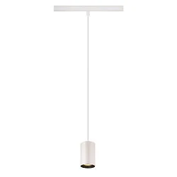 LED Pendelleuchte NUMINOS® XS TRACK 48V, 40°, 8,7W, CRI90, DALI, IP20, 3000K, 670lm, weiß/schwarz