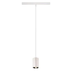 LED Pendelleuchte NUMINOS® XS TRACK 48V, 40°, 8,7W, CRI90, DALI, IP20, 3000K, 700lm, weiß/chrom
