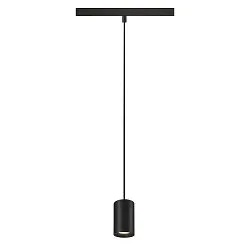 LED Niedervolt-Schienen Pendelleuchte NUMINOS® XS, 48V, 8.7W 4000K 55°, DALI 2 dimmbar, matt schwarz