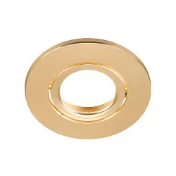 cover UNIVERSAL DOWNLIGHT IP65 round, swivelling, gold matt