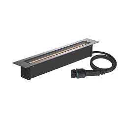 LED Bodeneinbauleuchte DASAR® 600, IP65/IP67 IK10, 60cm, 18W 3000K 2200lm 19°, DALI dimmbar, befahrbar, edelstahl