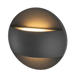 LED Außenwandleuchte LID II UP/DOWN, IP65 IK03, Ø 22cm, 28W 2700/3000K (CCT Switch) 1500lm 2x100°, dimmbar, starr, anthrazit