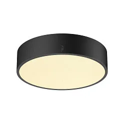 wall and ceiling luminaire MEDO® PRO 30 round IP50, black dimmable