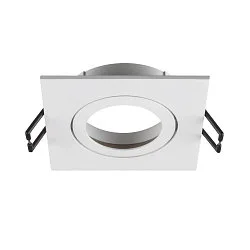 Deckeneinbauring NEW TRIA® 68, quadratisch, IP20, schwarz