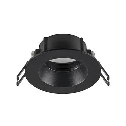 Deckeneinbauring NEW TRIA® 68, rund, IP65, schwarz