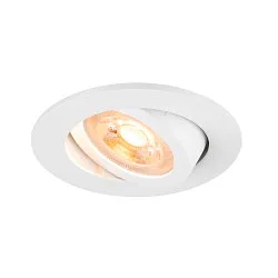 Deckeneinbauleuchte NEW TRIA® 68, rund, GU10, max. 10W, IP20, weiß