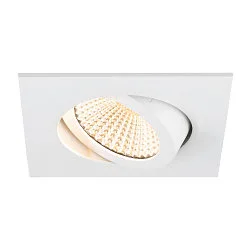 LED Deckeneinbauleuchte NEW TRIA® 68, quadratisch, 11W, 1800-3000K, CRI 90, IP20, dimmbar, 60°, weiß