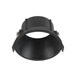 Deckeneinbauring NEW TRIA® 95, rund, vertieft, IP20, schwarz