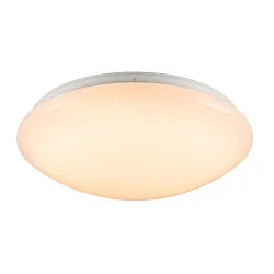LED Wand-/Deckenleuchte SURFACE V 390, IP44, Ø 39cm, 10/15/20W (multi) 3000/4000K 120°, CRI 80, schaltbar, weiß