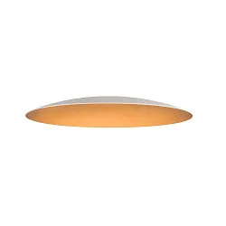 Leuchtenschirm LALU® ELYPSE 33 MIX&MATCH, H:3,5 cm, weiß/gold