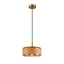 Pendelleuchte PANTILO ROPE 27, Ø 27cm, Pendel 250cm, mit Baldachin, E27, gold