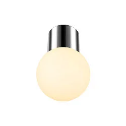 Deckenaufbauleuchte VARYT Badleuchte, rund, 1x E14, max. 6W, IP44, chrom